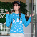 Unisex Crewneck Cashmere Jacquard Knitwear Pullover Jumper Christmas Ugly Sweater